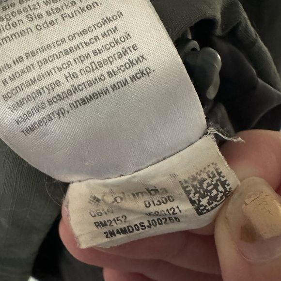 Columbia Men’s Dr Downpour Rain Jacket in Gravel - Picture 6 of 8